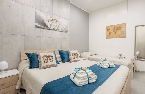 Terrasini House | Holiday Home 'Ciuri D'amuri' with Air Conditioning