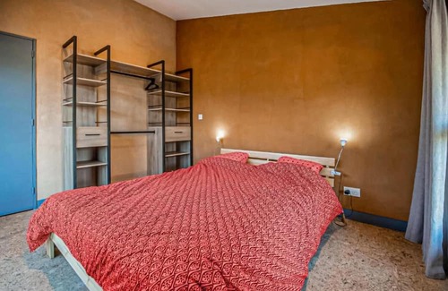 Marcoux Apartment | This beautiful and modern vacation home welcomes you with a breathtaking mountain view.