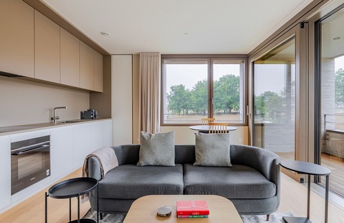 Kirchberg Apartment | Blueground | Kirchberg, balcony, nr Parc de Merl