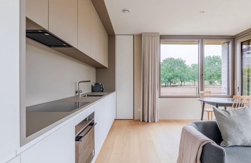 Kirchberg Apartment | Blueground | Kirchberg, balcony, nr Parc de Merl