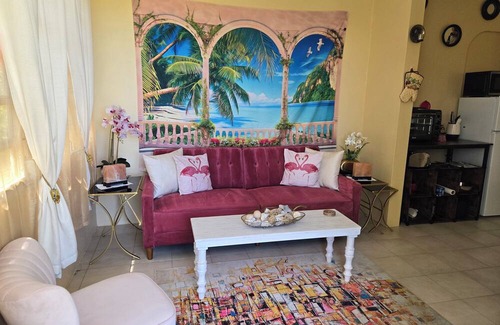 Quebrada Fajardo Apartment | Stylish 1 bedroom apartment with fully stocked kitchen and large bathroom.