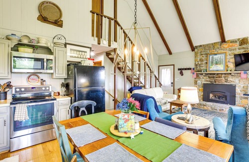 Zionville Cabin | Deck, Fire Pit, Games: Family Escape Near Boone