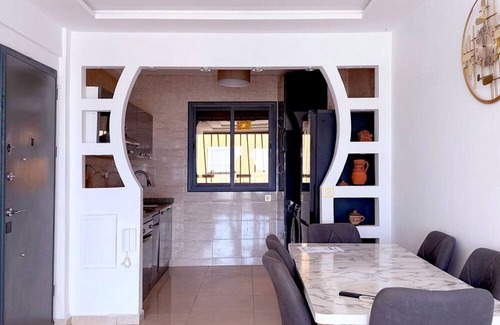 Hjar Ennhal Apartment | Layla's 3 bedroom Oceanview in Tangier with Pool