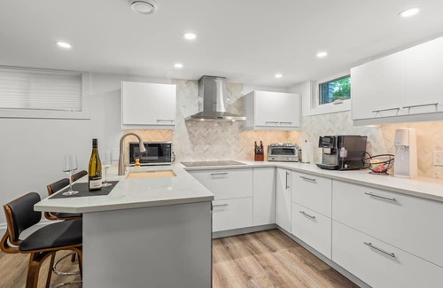 Vernon Apartment | Stay Cozy. Play Wild. Welcome to Blue Spruce Den - Vernon.