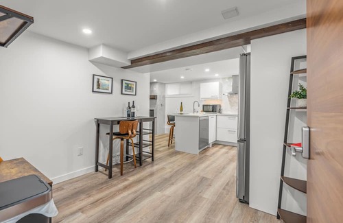 Vernon Apartment | Stay Cozy. Play Wild. Welcome to Blue Spruce Den - Vernon.
