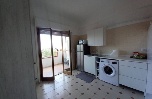 Pace del Mela Apartment | Room 'Stromboli' with Sea View, Wi-Fi and Air Conditioning