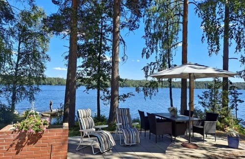 Hiukkajoki House | Blue vacation home