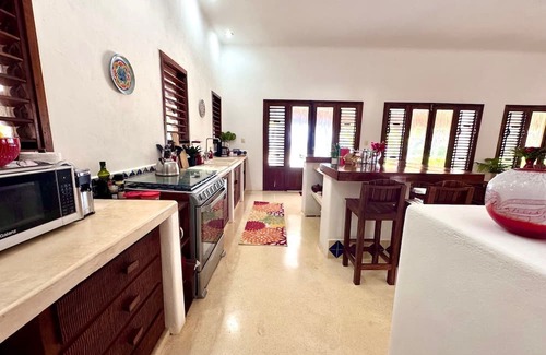 Majahual Villa | Casona Palms - Barefoot Luxury in Private Beachfront 3 Bedroom Villa and Casita