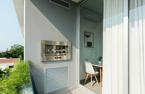 Asuncion Apartment | Area Green: Modern apartment with swimming pool, gym and barbecue area