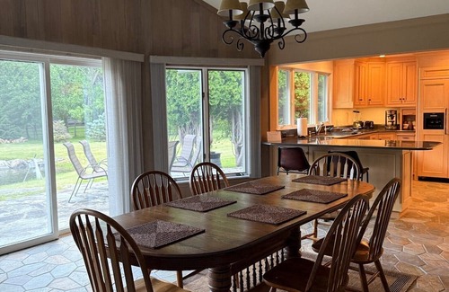 Lakeside House | Private Flathead Lake lagoon and dock, enjoy a spacious 5-bedroom Lakeside home.
