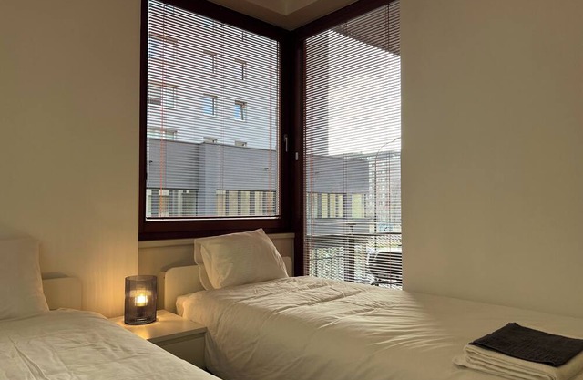 Two apartments, free parking, free gym and balcony
