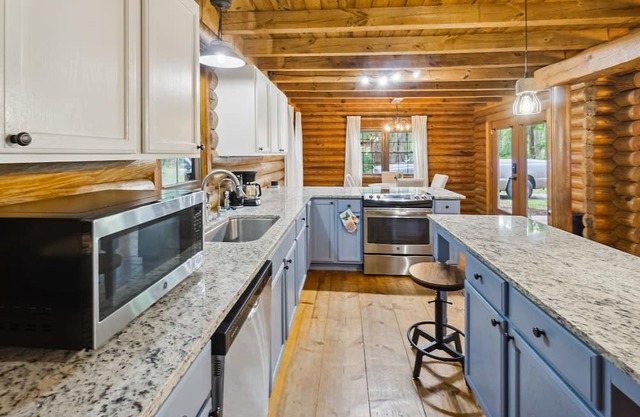Charming dog-friendly cabin w/ amazing lake views near Savannah