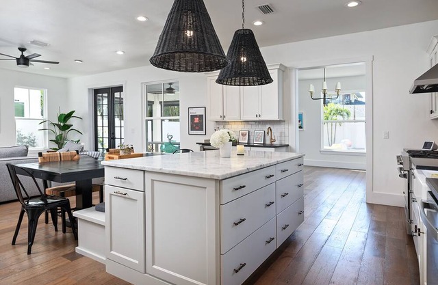Coastal Chic Custom Winter Park Pool Home, 4400 total sqft of living space.