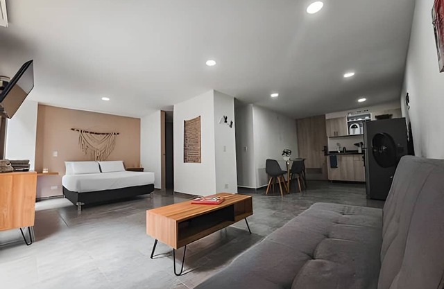 Large spaces, unique location