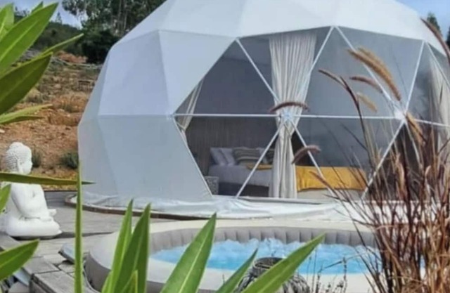 Glamping CasasEcoNatura Luxury Abrantes PortugalnExperiência Única com Jacuzzi
