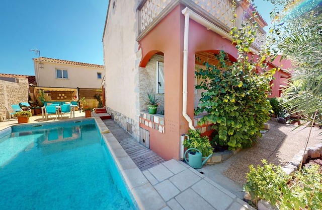 Spacious house in Frontignan, 8 pers, near the beach