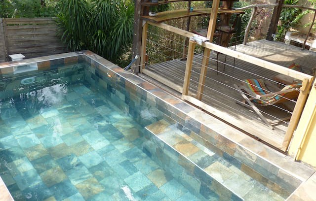Ravine des Cabris Villa | Ecolodge avec piscine privative au sel