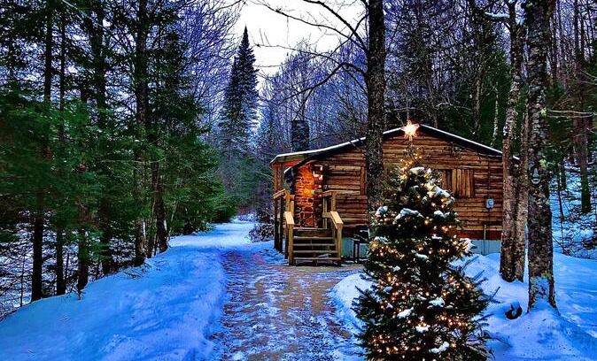 Lisbon Cabin | Rustic Log Cabin #7 - "Streamside"