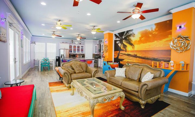 Surfside Beach House | Majestic Sunset on The Beach