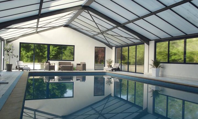 Conflans-sur-Anille House | LES VEDIERES piscine couverte et chauffée