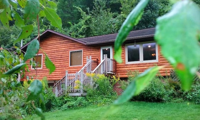 Lansing Cabin | White Pine W/Hot Tub Jacuzzi & Swimming Pond