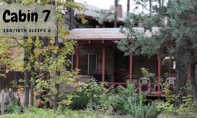 Pinetop-Lakeside Cabin | Pinetop Cabin #7 2 Bed 1 Bath Sleeps 6
