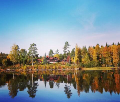 Eidskog House | Unique lake house in the Norwegian forest.
