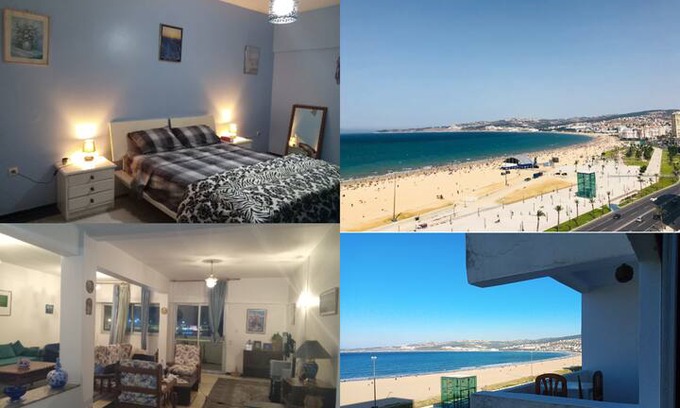 Tangier Apartment | Mediterranean sea view Private Room in city center
