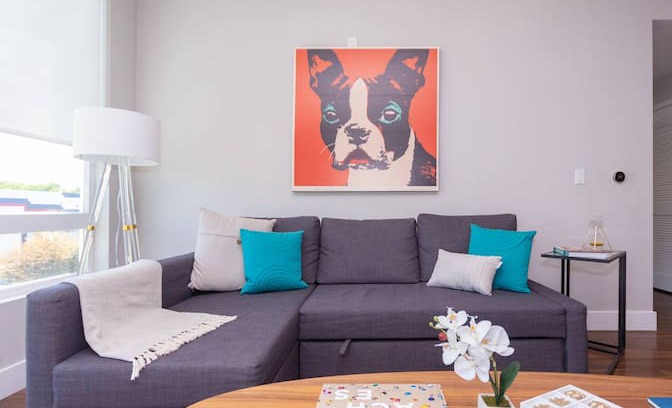 West San Jose Apartment | Kasa | Santa Clara | Designer 2BD/2BA South Apartment