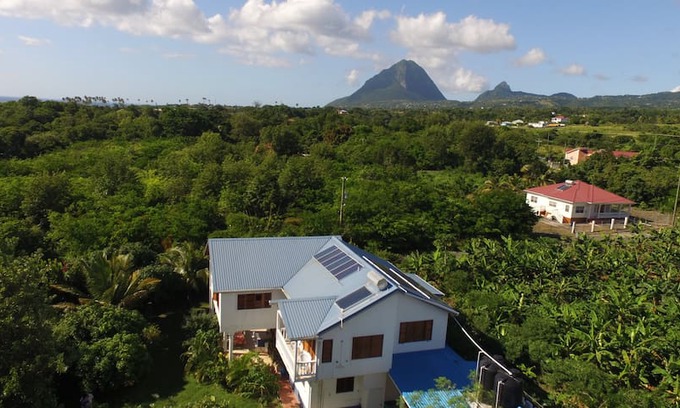 Piaye Villa | Long term rental - Piton View Villa close to sea