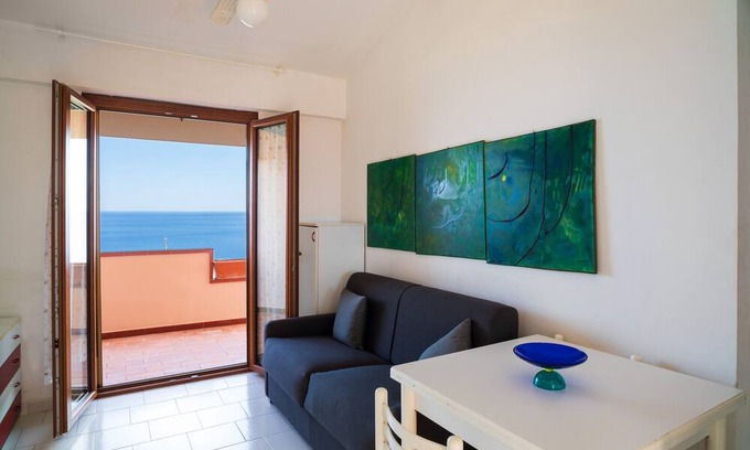 Sant'Alessio Siculo House | Vacation Home "Vista Mare" with Sea View, Private Terrace & Wi-Fi