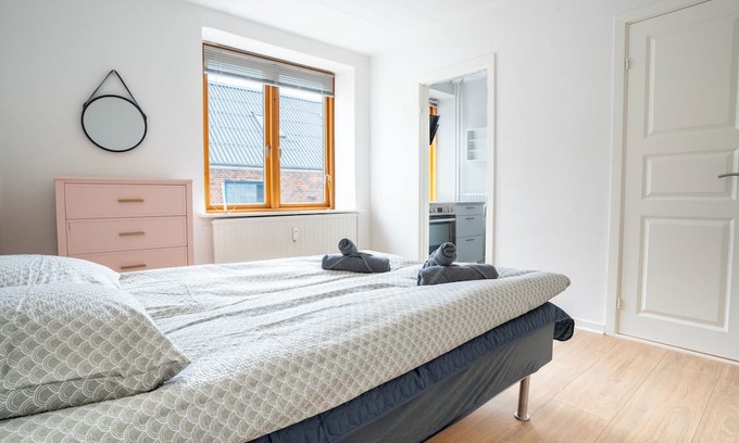 Holstebro Apartment | Modernized Bed & Bath