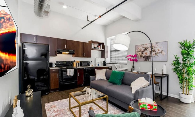 Downtown Kansas City Apartment | Modern Style in Downtown KC | 1 BD Apt, 2 Queen
