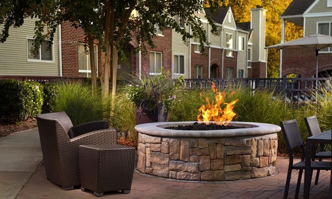 Durham Apartment | Simple suite in an extended-stay hotel offering a pool, gym & great location