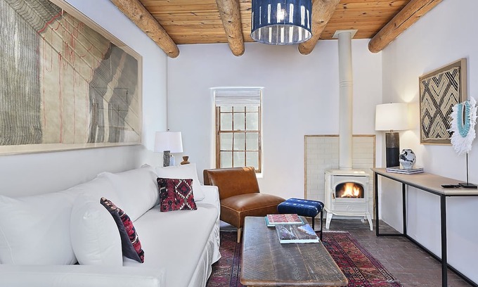 Downtown Santa Fe Bed & Breakfast | Dos Hermanas Casita 4 & 5 | Sleeps 8 | Downtown