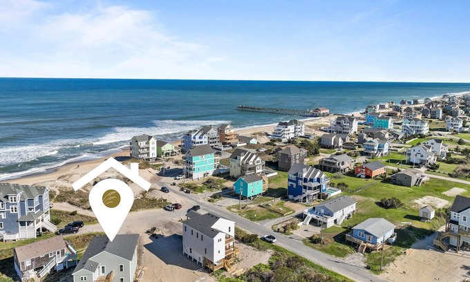 Rodanthe House | Semi-Oceanfront, Ocean Views, Bring the Pooch!