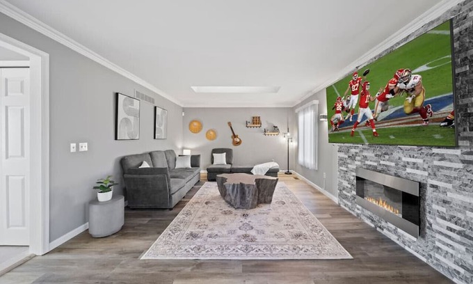 Chesterfield House | Elegant Oasis: 4-Bedroom Home Away from Home