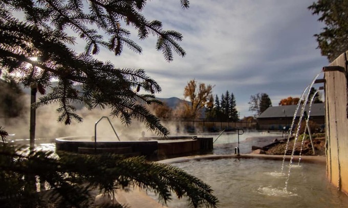 Trimble Cabin | WYLD Durango Glass Cave Hot Springs King One Bedroom Kitchenette, Plush Robes