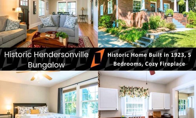 Druid Hills House | Hendersonville Bungalow~$375 Free Activities Daily