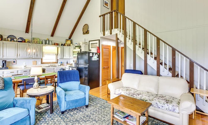 Zionville Cabin | Deck, Fire Pit, Games: Family Escape Near Boone