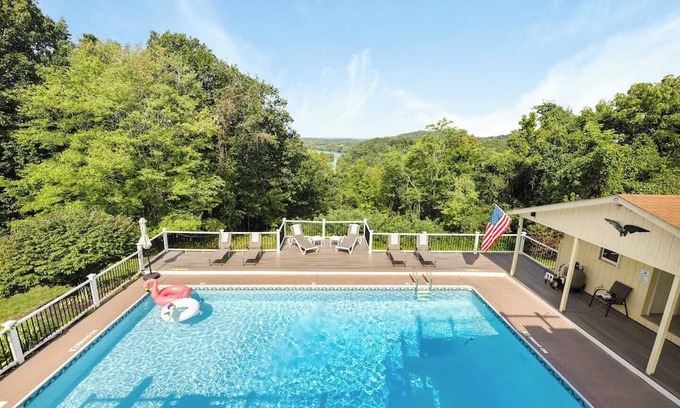 Millville House | Riverview Retreat - Pool, Hot Tub, and Mtn Views!