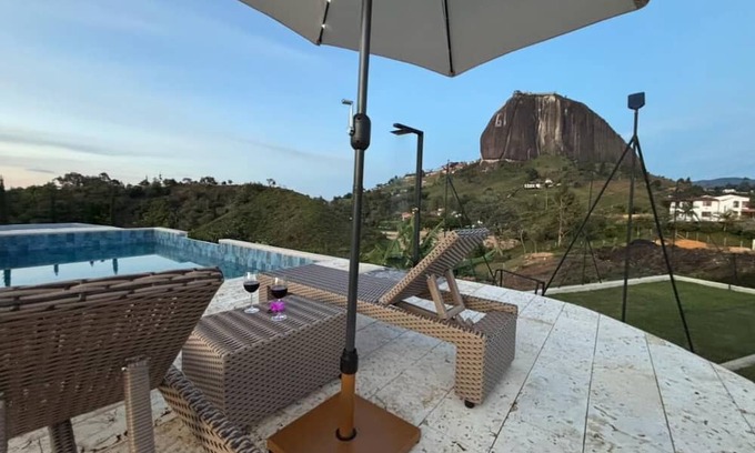 Guatape Villa | Incredible luxury villa, spectacular views towards the Piedra del Peñol.