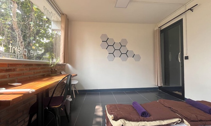 Chang Phueak House | Sunny Bedroom with AC in Prime Location - Peaceful Stay in Modern Thai House