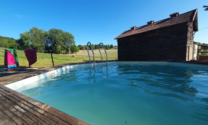 Saint-Amans-de-Pellagal House | Ferme de la Felicità with Pool near Lauzerte