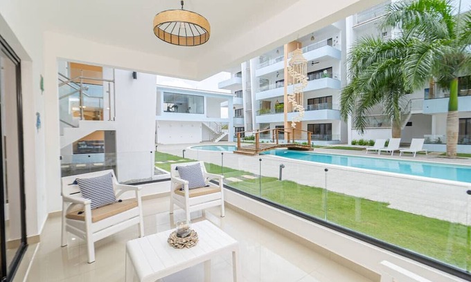 Los Melones Apartment | Chic Bayahibe 2BR near Bayahibe Center