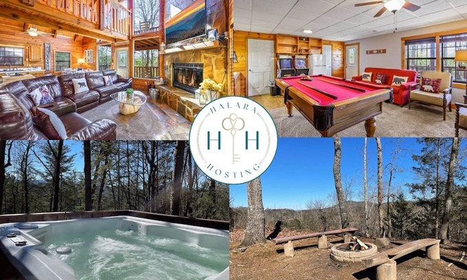 Pigeon Forge Cabin | Cabin w/GameRm + Hot Tub & Dollywood Fireworks