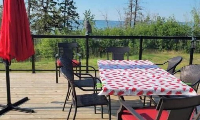 Division No. 7 Cottage | Our cottage is pet friendly and offers plenty of indoor and outdoor activities,