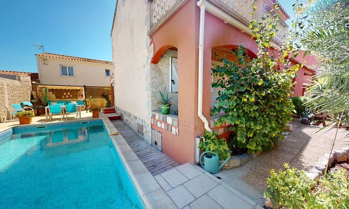 Frontignan Villa | Spacious house in Frontignan, 8 pers, near the beach